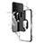 Silikon Schutzhülle Rahmen Tasche Hülle Spiegel mit Fingerring Ständer für Huawei P30 Pro New Edition