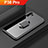 Silikon Schutzhülle Rahmen Tasche Hülle Spiegel mit Fingerring Ständer für Huawei P30 Pro New Edition Schwarz