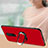 Silikon Schutzhülle Rahmen Tasche Hülle Spiegel mit Magnetisch Fingerring Ständer für Xiaomi Redmi K30i 5G