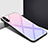 Silikon Schutzhülle Rahmen Tasche Hülle Spiegel T01 für Xiaomi Redmi 9i Helles Lila