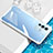 Silikon Schutzhülle Ultra Dünn Flexible Tasche Durchsichtig Transparent BH1 für Vivo V23 Pro 5G Weiß