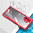 Silikon Schutzhülle Ultra Dünn Flexible Tasche Durchsichtig Transparent BH1 für Xiaomi Poco F4 GT 5G Rot