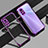 Silikon Schutzhülle Ultra Dünn Flexible Tasche Durchsichtig Transparent H01 für Huawei Nova 8 5G Violett