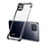 Silikon Schutzhülle Ultra Dünn Flexible Tasche Durchsichtig Transparent H01 für Oppo A92s 5G Schwarz
