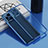 Silikon Schutzhülle Ultra Dünn Flexible Tasche Durchsichtig Transparent H02 für Oppo Find X3 5G Blau