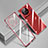 Silikon Schutzhülle Ultra Dünn Flexible Tasche Durchsichtig Transparent H02 für Vivo X90 5G Rot
