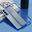 Silikon Schutzhülle Ultra Dünn Flexible Tasche Durchsichtig Transparent H04 für Samsung Galaxy S21 Plus 5G Blau