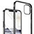 Silikon Schutzhülle Ultra Dünn Flexible Tasche Durchsichtig Transparent N01 für Apple iPhone 12 Mini