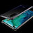 Silikon Schutzhülle Ultra Dünn Flexible Tasche Durchsichtig Transparent S02 für Huawei Honor V30 5G Schwarz