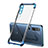 Silikon Schutzhülle Ultra Dünn Flexible Tasche Durchsichtig Transparent S02 für Xiaomi Mi 10 Pro Blau