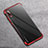 Silikon Schutzhülle Ultra Dünn Flexible Tasche Durchsichtig Transparent S08 für Huawei P20 Rot