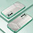Silikon Schutzhülle Ultra Dünn Flexible Tasche Durchsichtig Transparent SY1 für Oppo A16 Grün