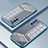 Silikon Schutzhülle Ultra Dünn Flexible Tasche Durchsichtig Transparent SY1 für Oppo A54 5G Blau
