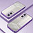 Silikon Schutzhülle Ultra Dünn Flexible Tasche Durchsichtig Transparent SY1 für Oppo A96 5G Violett