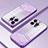 Silikon Schutzhülle Ultra Dünn Flexible Tasche Durchsichtig Transparent SY2 für Apple iPhone 15 Pro Violett