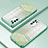 Silikon Schutzhülle Ultra Dünn Flexible Tasche Durchsichtig Transparent SY2 für Oppo A54s Grün