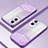 Silikon Schutzhülle Ultra Dünn Flexible Tasche Durchsichtig Transparent SY2 für Oppo A96 5G Violett