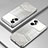 Silikon Schutzhülle Ultra Dünn Flexible Tasche Durchsichtig Transparent SY2 für Oppo K10 Pro 5G Silber