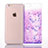 Silikon Schutzhülle Ultra Dünn Tasche Durchsichtig Transparent Blumen T01 für Apple iPhone 6 Plus