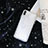 Silikon Schutzhülle Ultra Dünn Tasche Durchsichtig Transparent Blumen T23 für Apple iPhone X Weiß