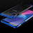 Silikon Schutzhülle Ultra Dünn Tasche Durchsichtig Transparent H01 für Samsung Galaxy A6s Blau