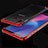 Silikon Schutzhülle Ultra Dünn Tasche Durchsichtig Transparent H01 für Samsung Galaxy A6s Rot