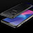 Silikon Schutzhülle Ultra Dünn Tasche Durchsichtig Transparent H01 für Samsung Galaxy A6s Schwarz