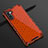 Silikon Schutzhülle Ultra Dünn Tasche Durchsichtig Transparent H01 für Samsung Galaxy Note 10 5G Rot