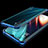 Silikon Schutzhülle Ultra Dünn Tasche Durchsichtig Transparent H02 für Oppo K5 Blau