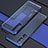 Silikon Schutzhülle Ultra Dünn Tasche Durchsichtig Transparent H03 für Oppo Reno3 Pro Blau