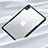 Silikon Schutzhülle Ultra Dünn Tasche Durchsichtig Transparent T09 für Apple iPad Mini 6 Schwarz