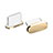 Staubschutz Stöpsel Passend USB-C Jack Type-C Universal H06 für Apple iPhone 15 Gold