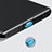 Staubschutz Stöpsel Passend USB-C Jack Type-C Universal H08 für Apple iPad Pro 12.9 (2021) Blau