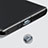 Staubschutz Stöpsel Passend USB-C Jack Type-C Universal H08 für Apple iPad Pro 12.9 (2021) Dunkelgrau