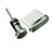 Staubschutz Stöpsel Passend USB-C Jack Type-C Universal H09 für Apple iPad Pro 11 (2022) Schwarz