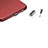 Staubschutz Stöpsel Passend USB-C Jack Type-C Universal H17 für Apple iPad Pro 12.9 (2021) Dunkelgrau
