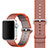 Uhrenarmband Milanaise Band Armbanduhren für Apple iWatch 2 38mm Orange