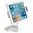 Universal Faltbare Ständer Tablet Halter Halterung Flexibel K03 für Samsung Galaxy Tab E 9.6 T560 T561 Weiß