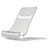Universal Faltbare Ständer Tablet Halter Halterung Flexibel K14 für Samsung Galaxy Tab S6 10.5 SM-T860 Silber