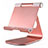 Universal Faltbare Ständer Tablet Halter Halterung Flexibel K23 für Apple iPad 2 Rosegold