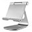 Universal Faltbare Ständer Tablet Halter Halterung Flexibel K23 für Asus Transformer Book T300 Chi Silber