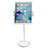 Universal Faltbare Ständer Tablet Halter Halterung Flexibel K27 für Apple iPad Air 4 10.9 (2020) Weiß