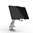 Universal Faltbare Ständer Tablet Halter Halterung Flexibel T45 für Apple iPad 10.2 (2019) Silber