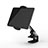 Universal Faltbare Ständer Tablet Halter Halterung Flexibel T45 für Huawei MediaPad C5 10 10.1 BZT-W09 AL00 Schwarz
