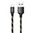 USB Ladekabel Kabel 25cm S03 für Apple iPhone 6 Plus