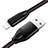 USB Ladekabel Kabel C04 für Apple iPhone 6 Schwarz