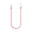 USB Ladekabel Kabel C06 für Apple iPad 4 Rosa