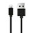 USB Ladekabel Kabel D08 für Apple iPod Touch 5 Schwarz