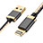 USB Ladekabel Kabel D24 für Apple iPad 3 Schwarz