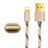 USB Ladekabel Kabel L01 für Apple iPad 10.2 (2020) Gold